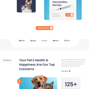 Pet Veterinary Clinic Website Setup