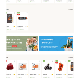 Grocery & Vegetable Store Website Setup